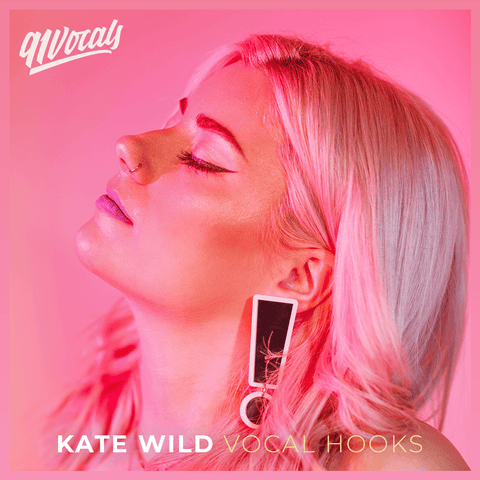 91Vocals Kate Wild: Vocal Hooks Royalty Free Sample Pack