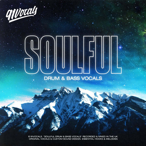 91Vocals Soulful Drum & Bass Vocals Royalty Free Sample Pack