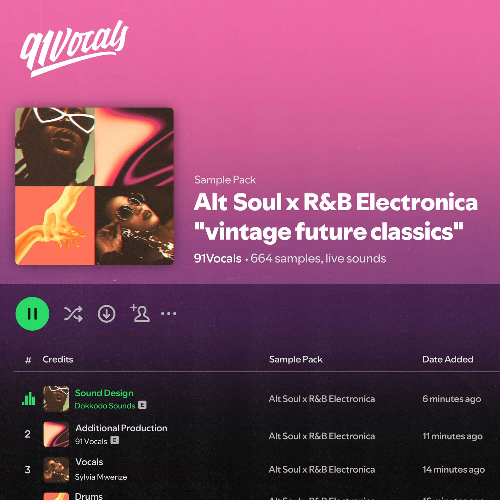 Alt Soul x R&B Electronica | Royalty-Free Sample Pack
