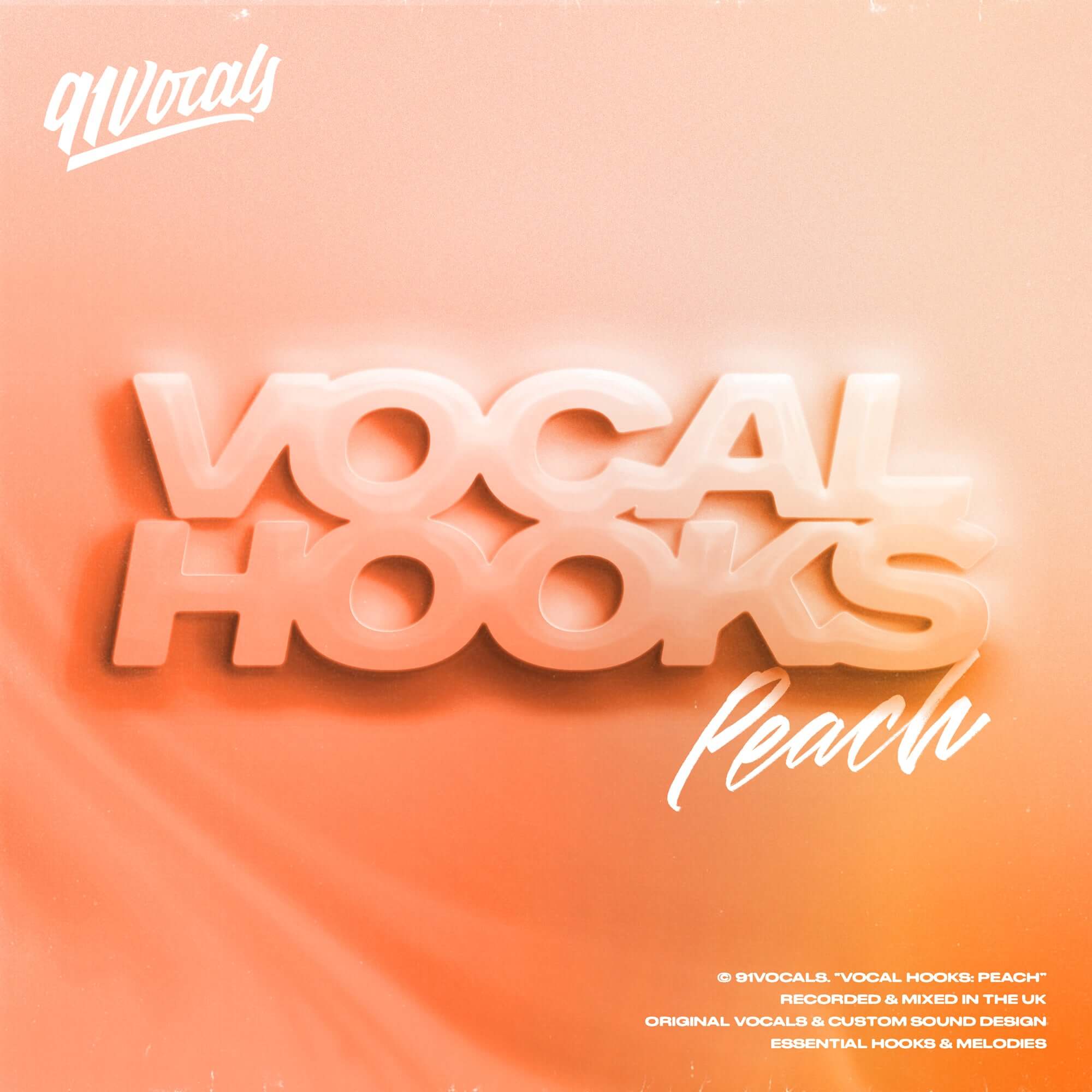 Vocal Hooks: Peach | Royalty Free Sample Pack